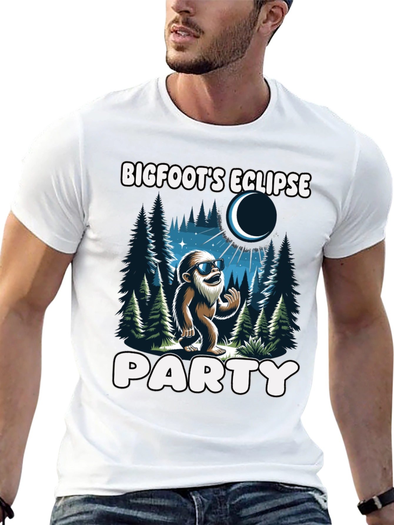 Bigfoots Eclipse Party T-Shirt