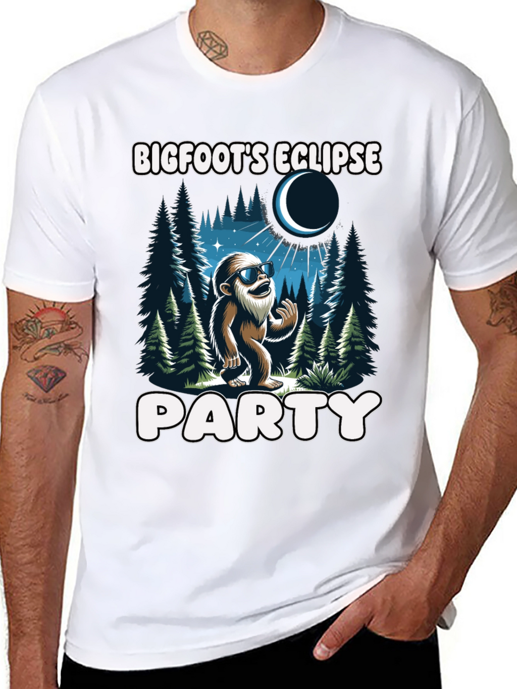 Bigfoots Eclipse Party T-Shirt