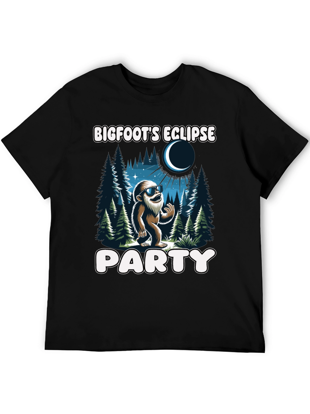 Bigfoots Eclipse Party T-Shirt