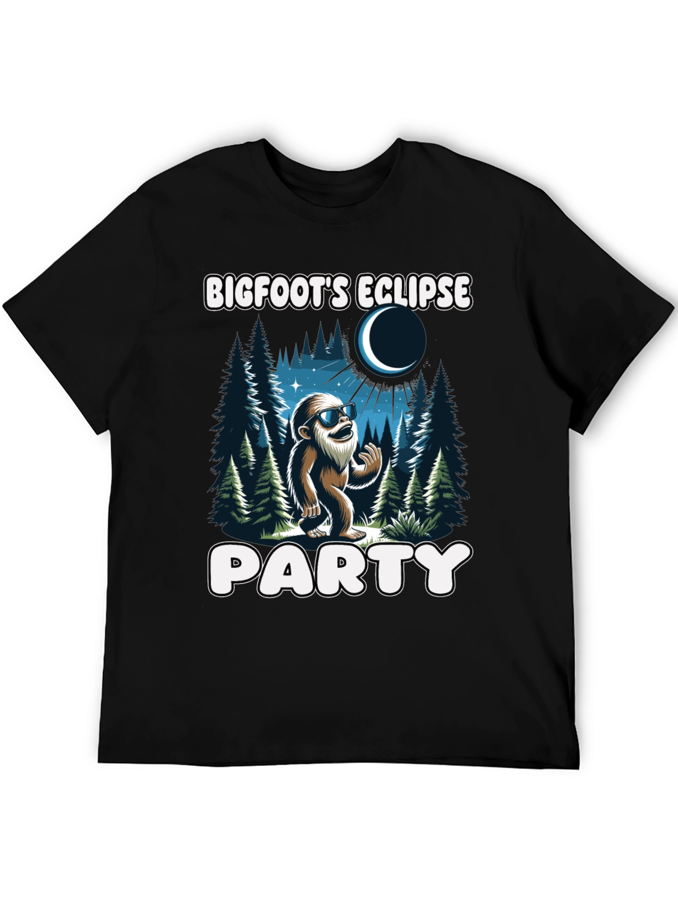 Bigfoots Eclipse Party T-Shirt