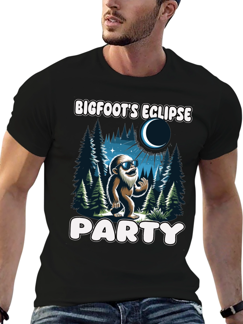 Bigfoots Eclipse Party T-Shirt