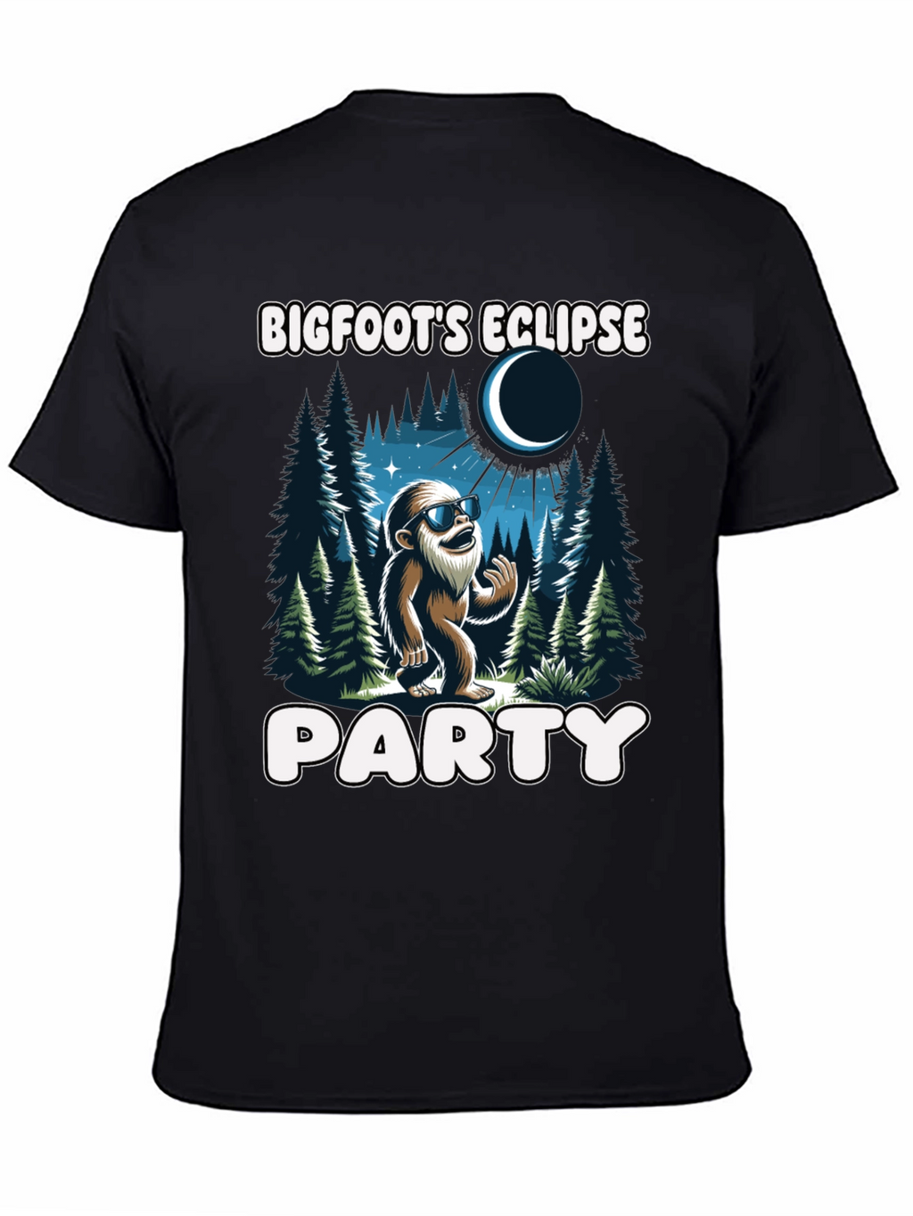 Bigfoots Eclipse Party T-Shirt