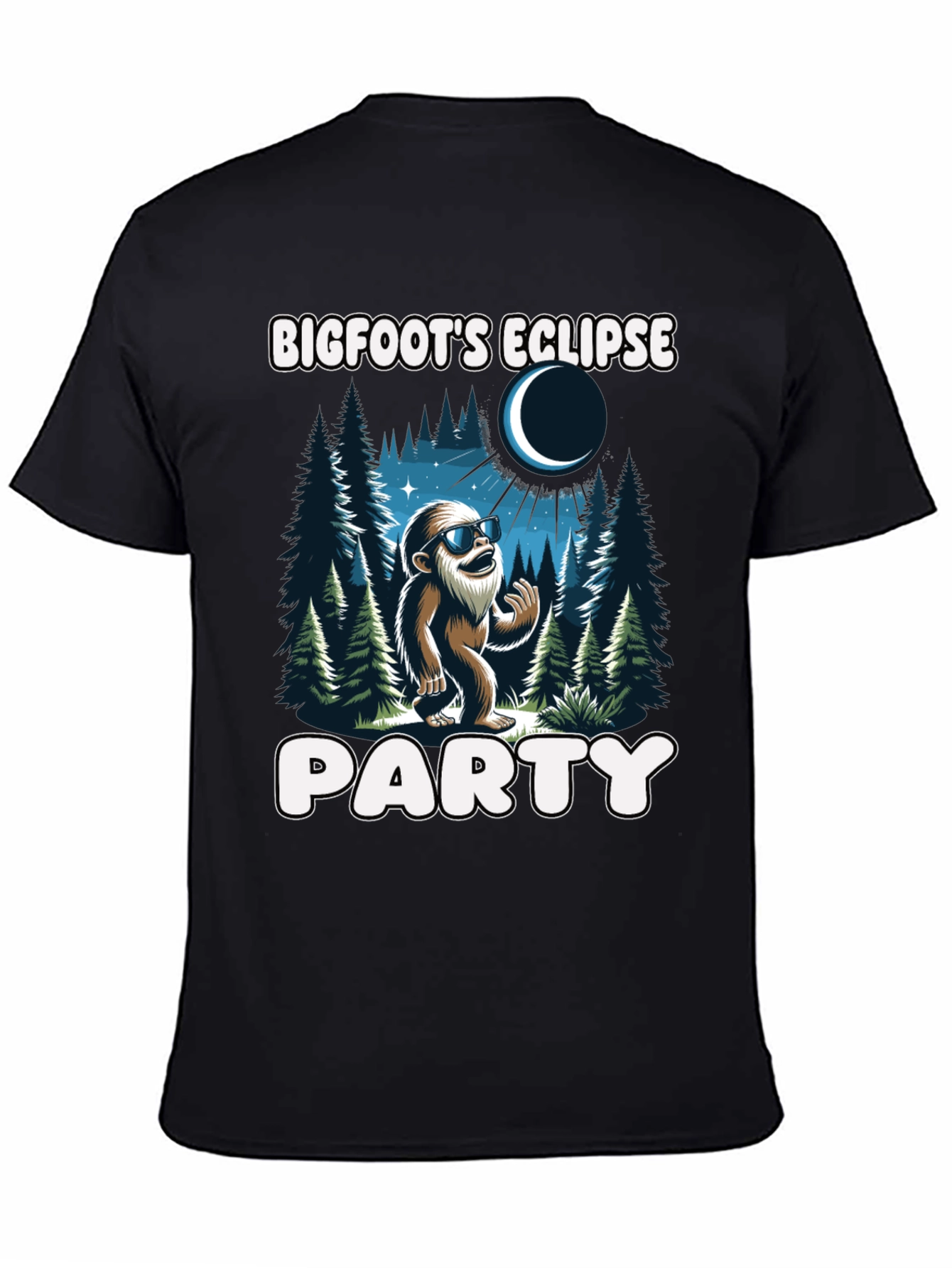 Bigfoots Eclipse Party T-Shirt