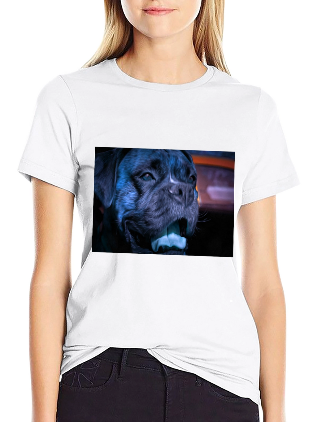 Cool Dog Graphic T-Shirt
