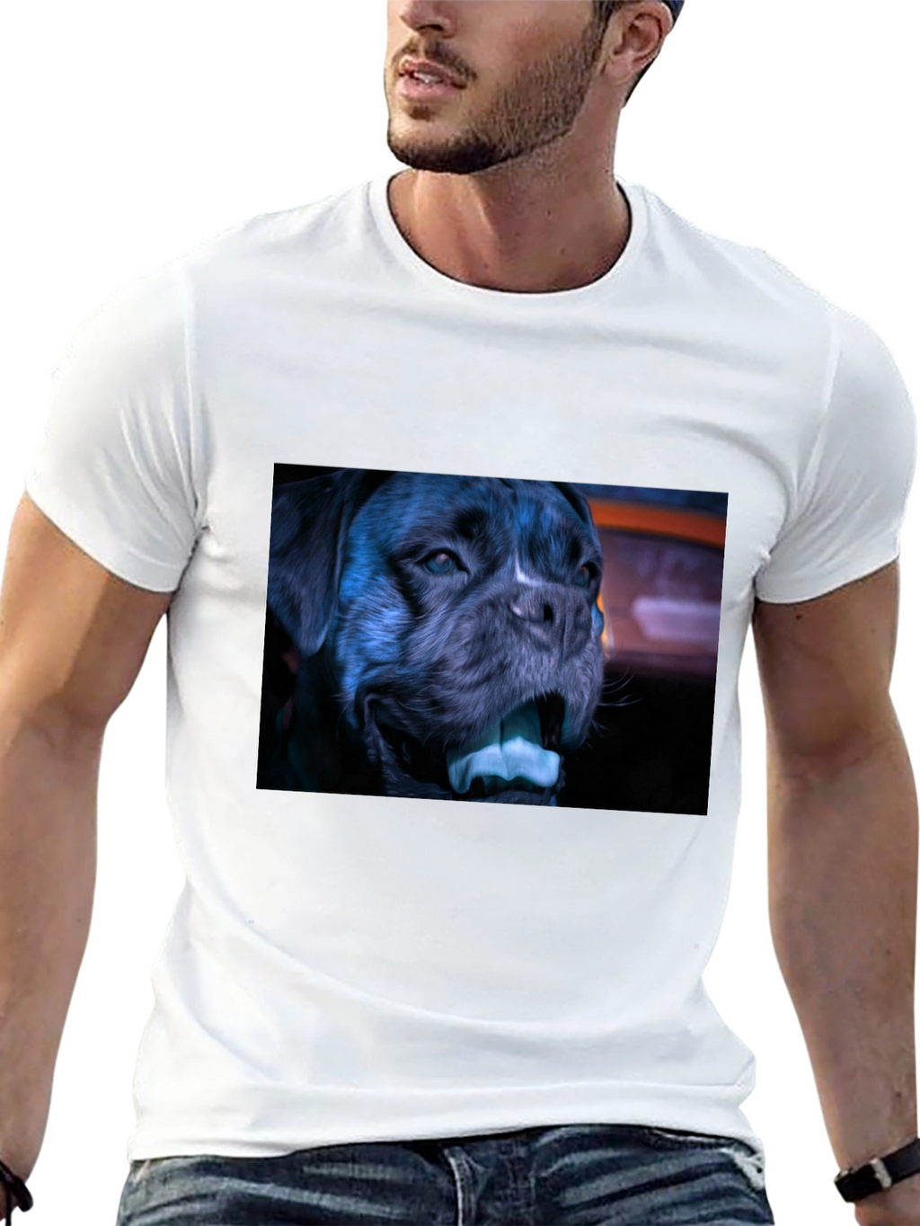Cool Dog Graphic T-Shirt