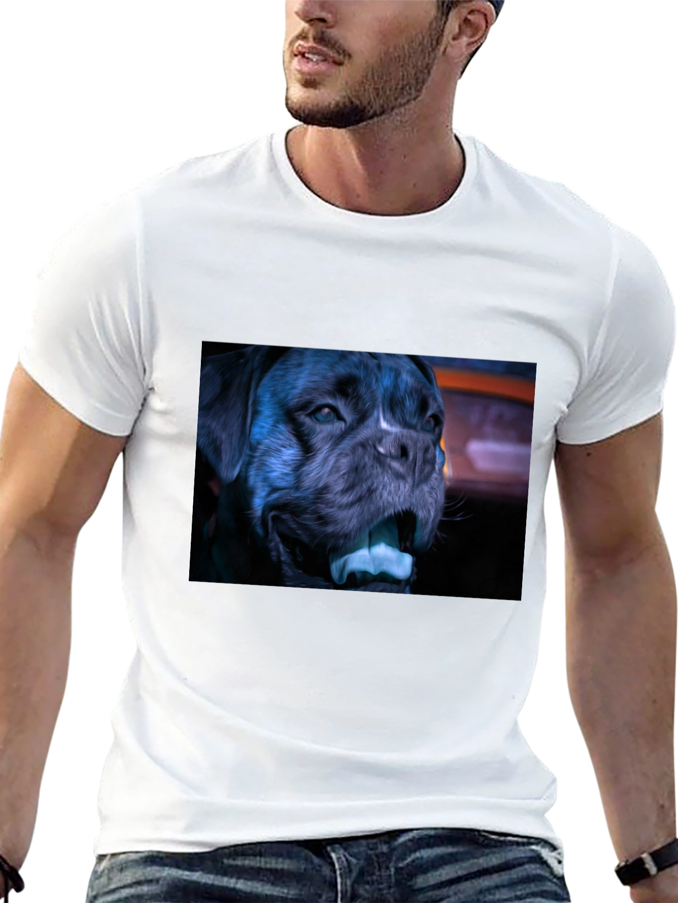 Cool Dog Graphic T-Shirt