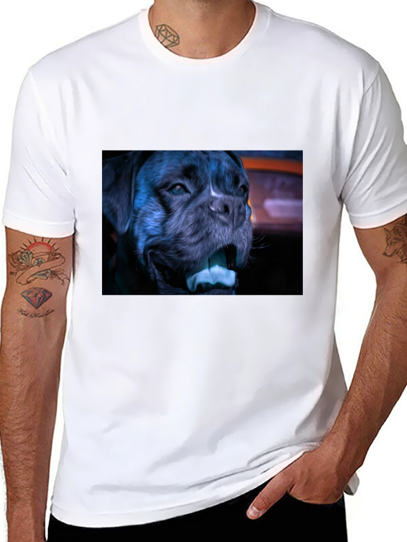 Cool Dog Graphic T-Shirt