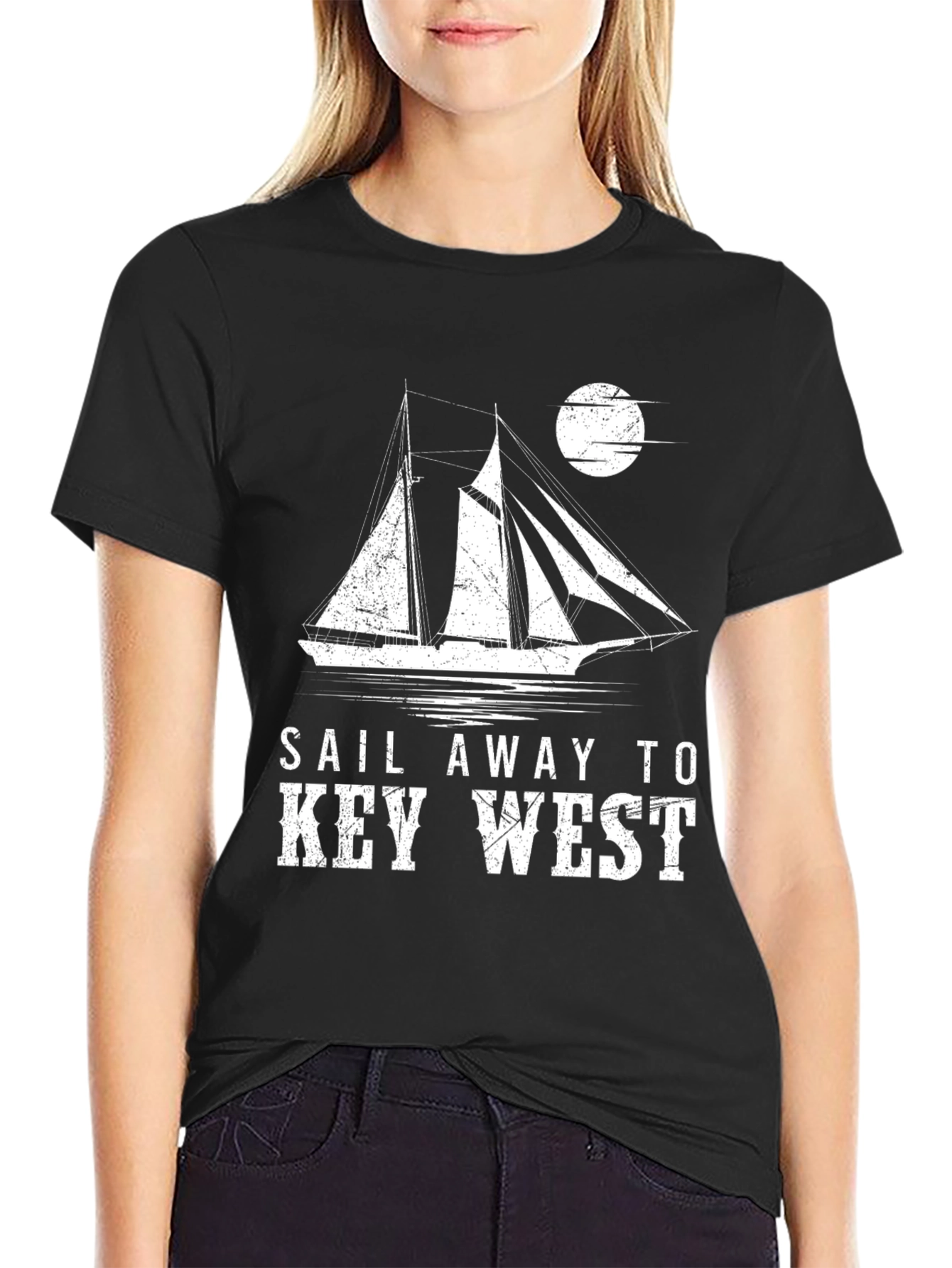 Sail Away to Key West Graphic T-Shirt