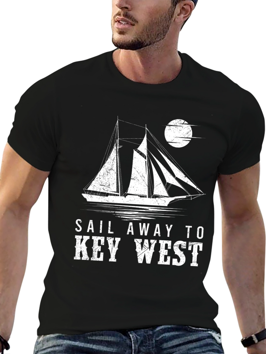 Sail Away to Key West Graphic T-Shirt