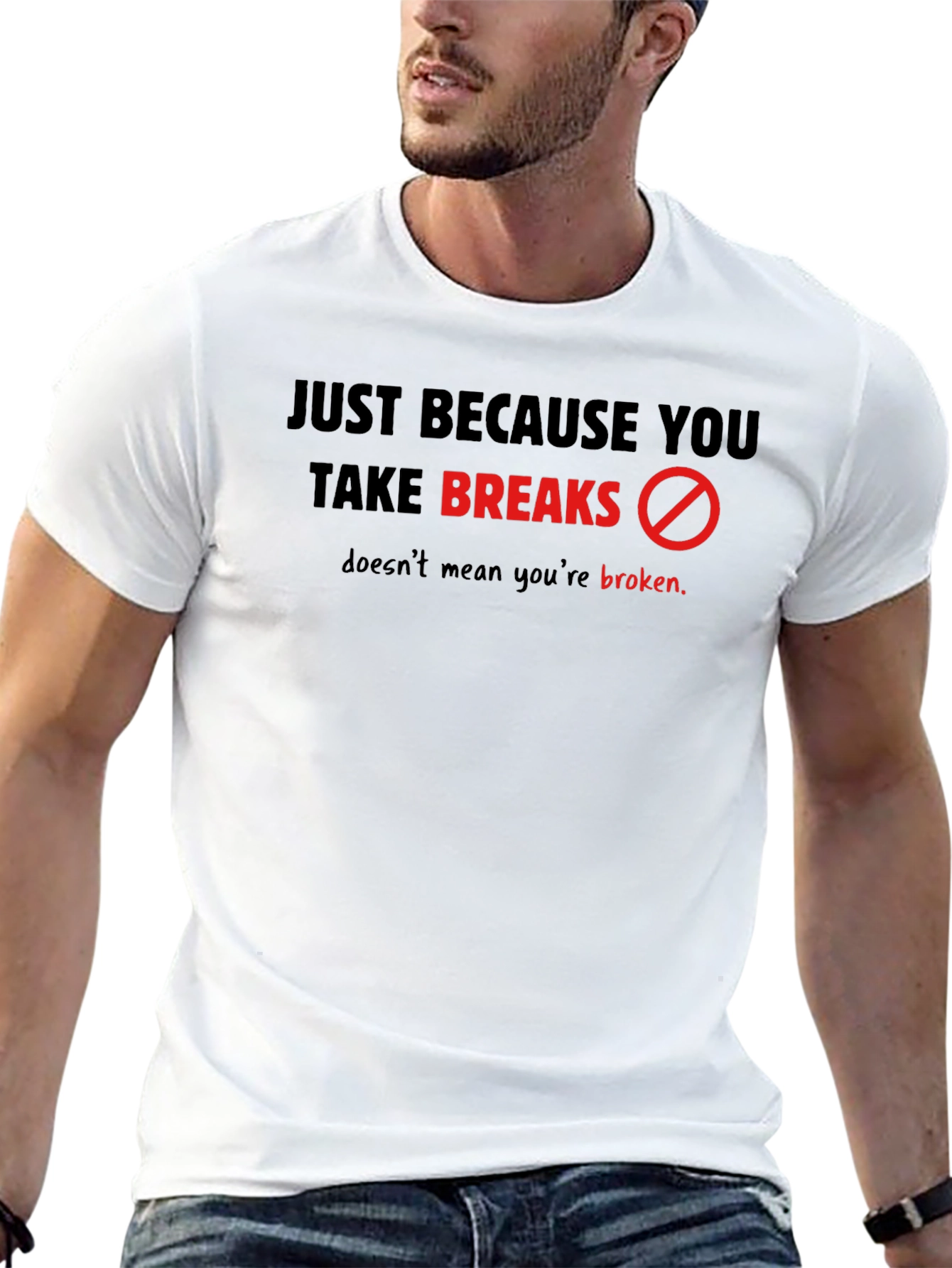 Take Breaks Graphic T-Shirt - Black