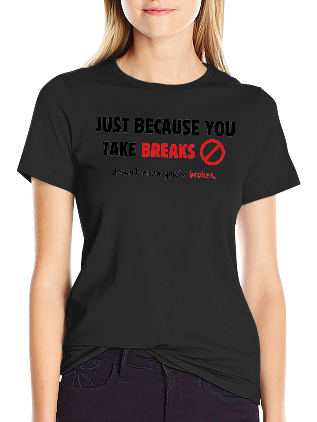 Take Breaks Graphic T-Shirt - Black
