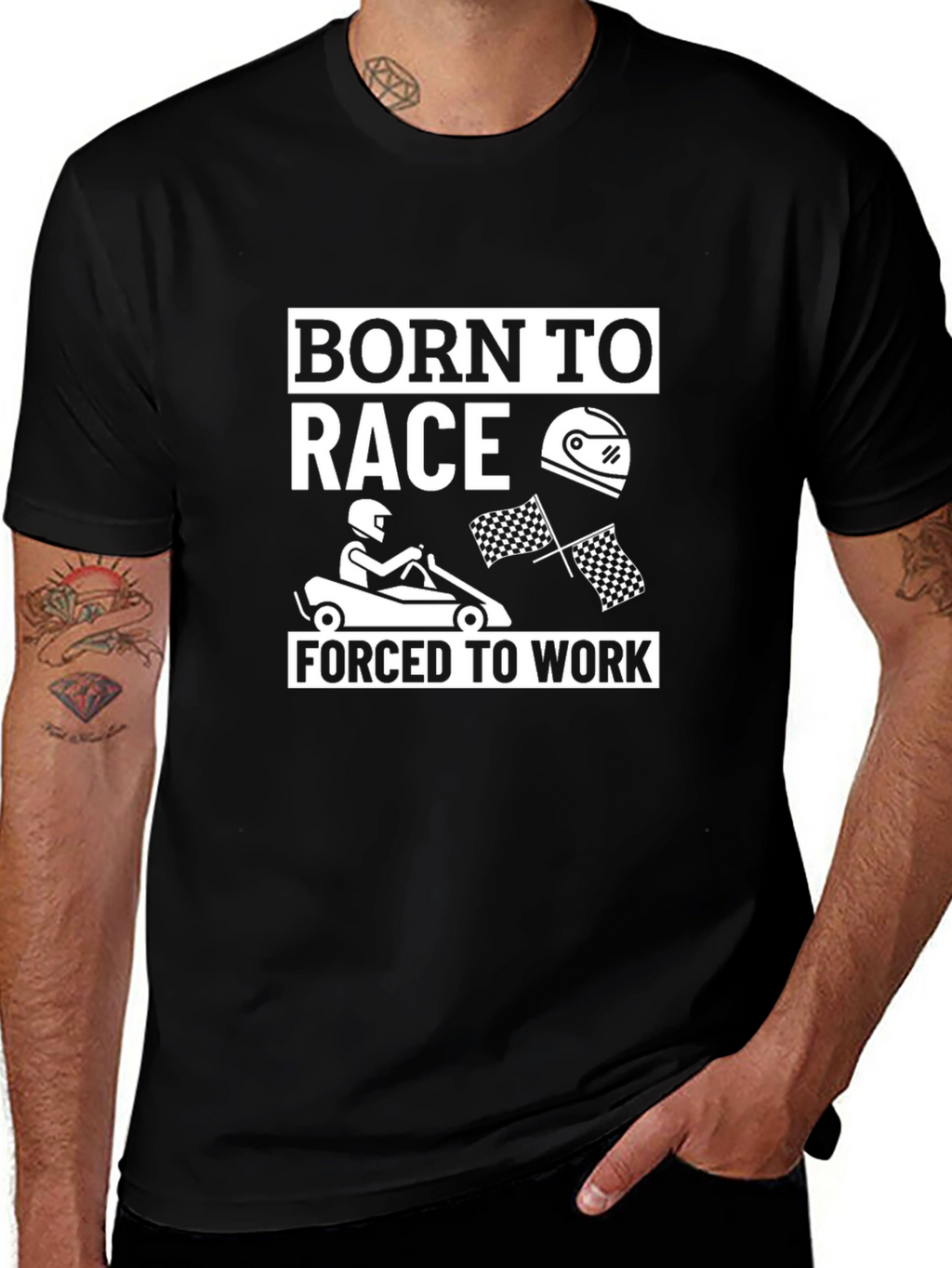 Born to Race Graphic T-Shirt