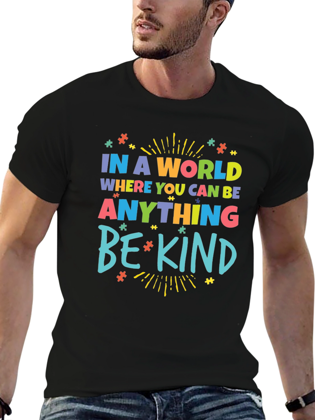 Be Kind T-Shirt - Autism Awareness Design