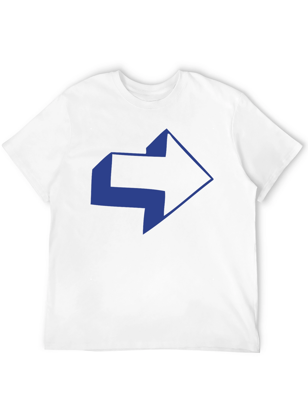 Modern Arrow Graphic Black T-Shirt