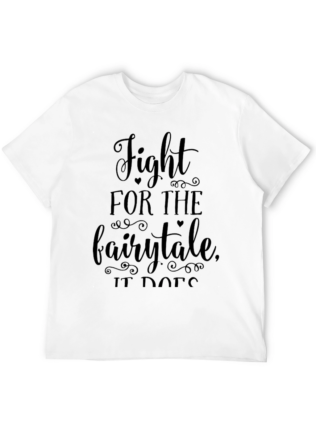 Fight for the Fairytale Black Graphic Tee