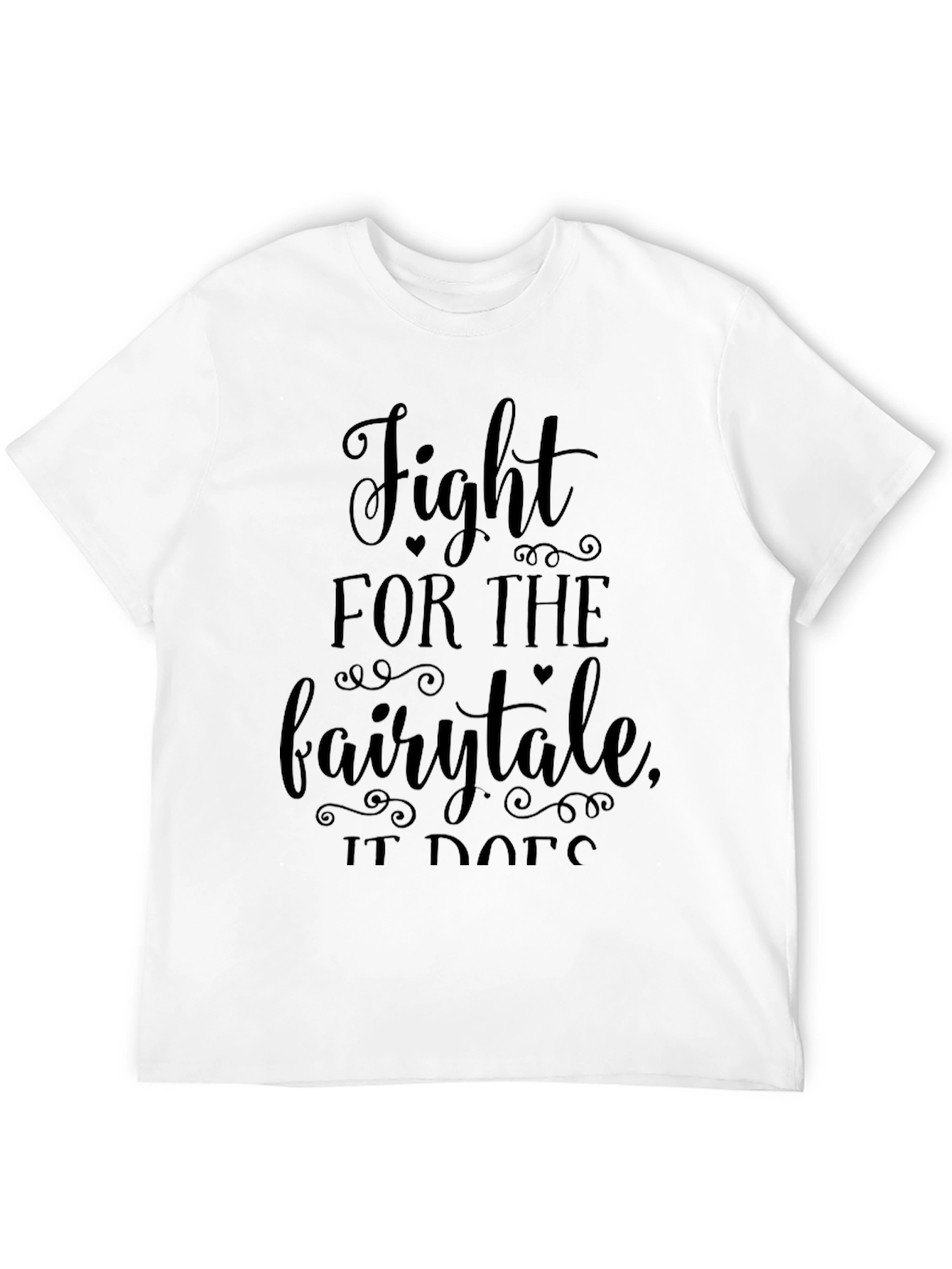 Fight for the Fairytale Black Graphic Tee
