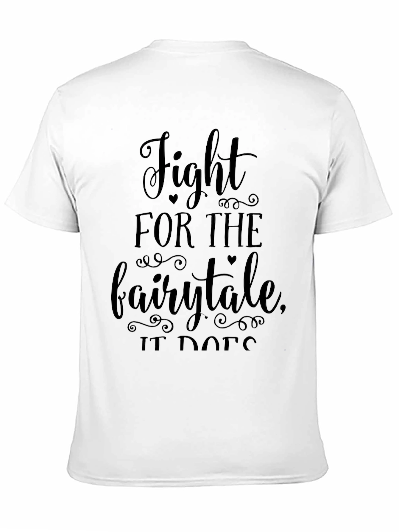 Fight for the Fairytale Black Graphic Tee