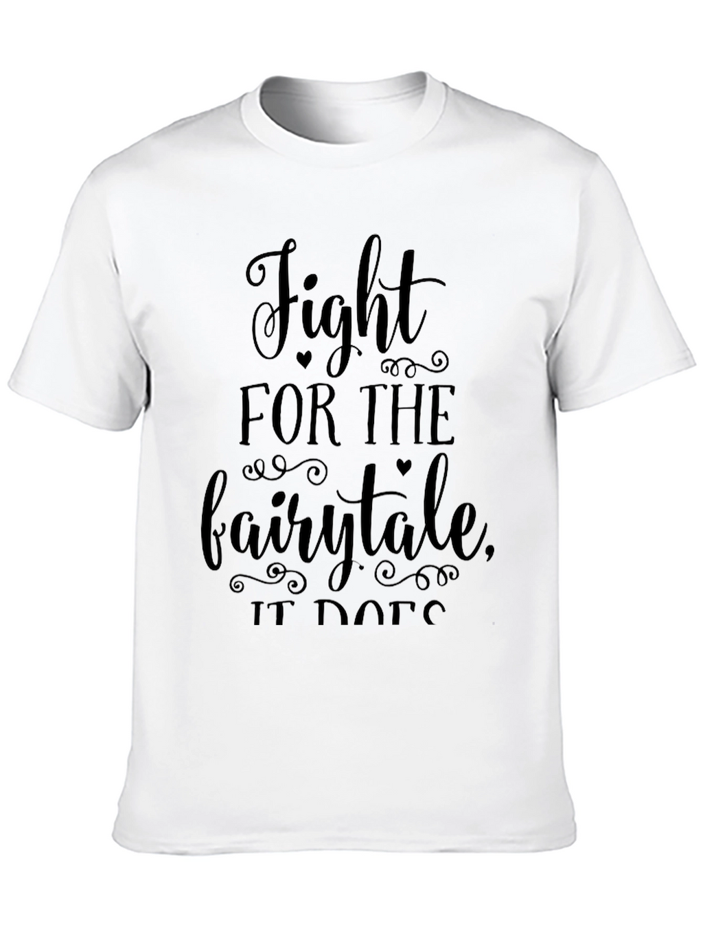 Fight for the Fairytale Black Graphic Tee