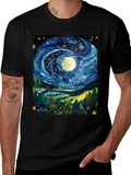 Starry Night T-Shirt Artistic Print