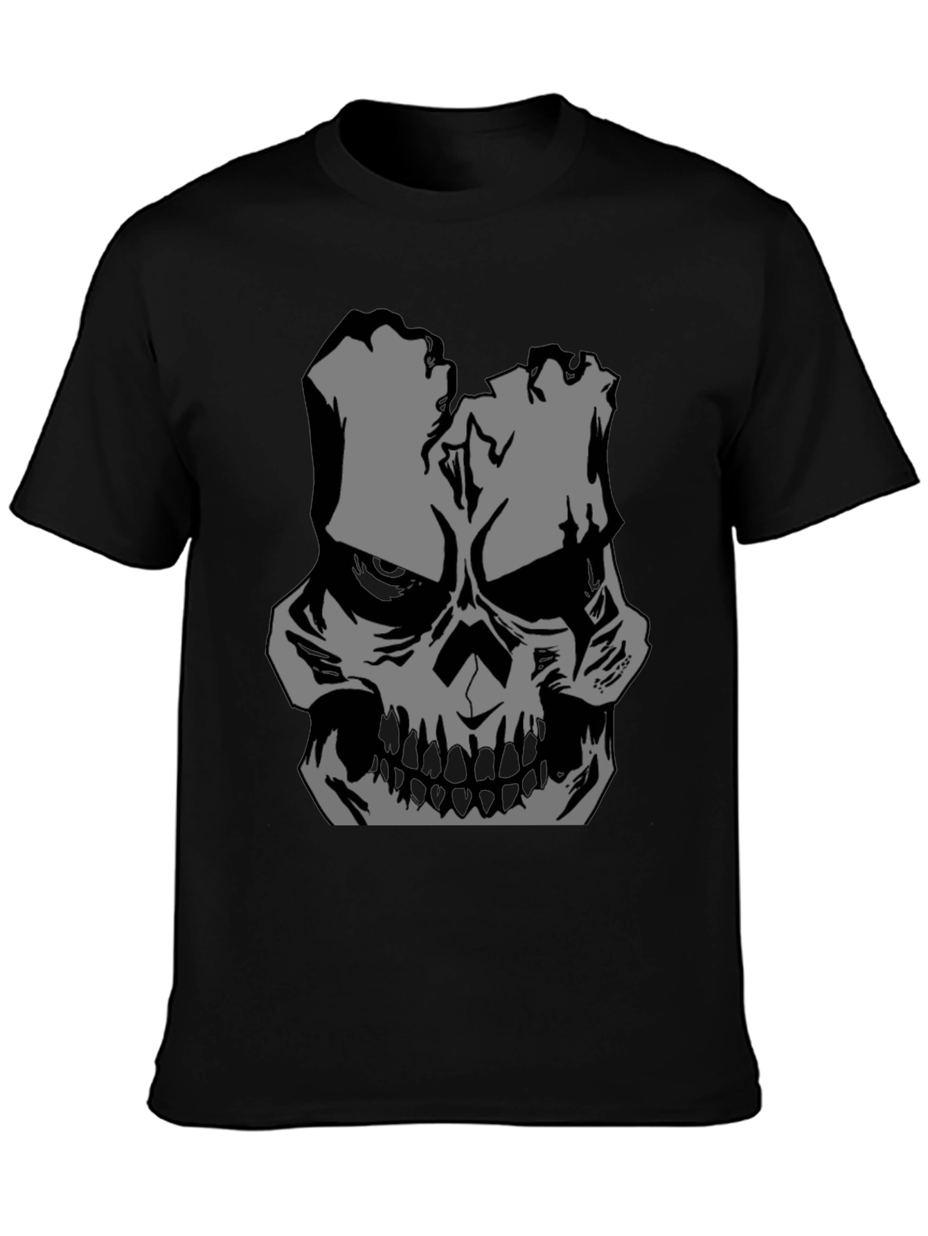 Skull Graphic Black T-Shirt - Mens Fashion Tee