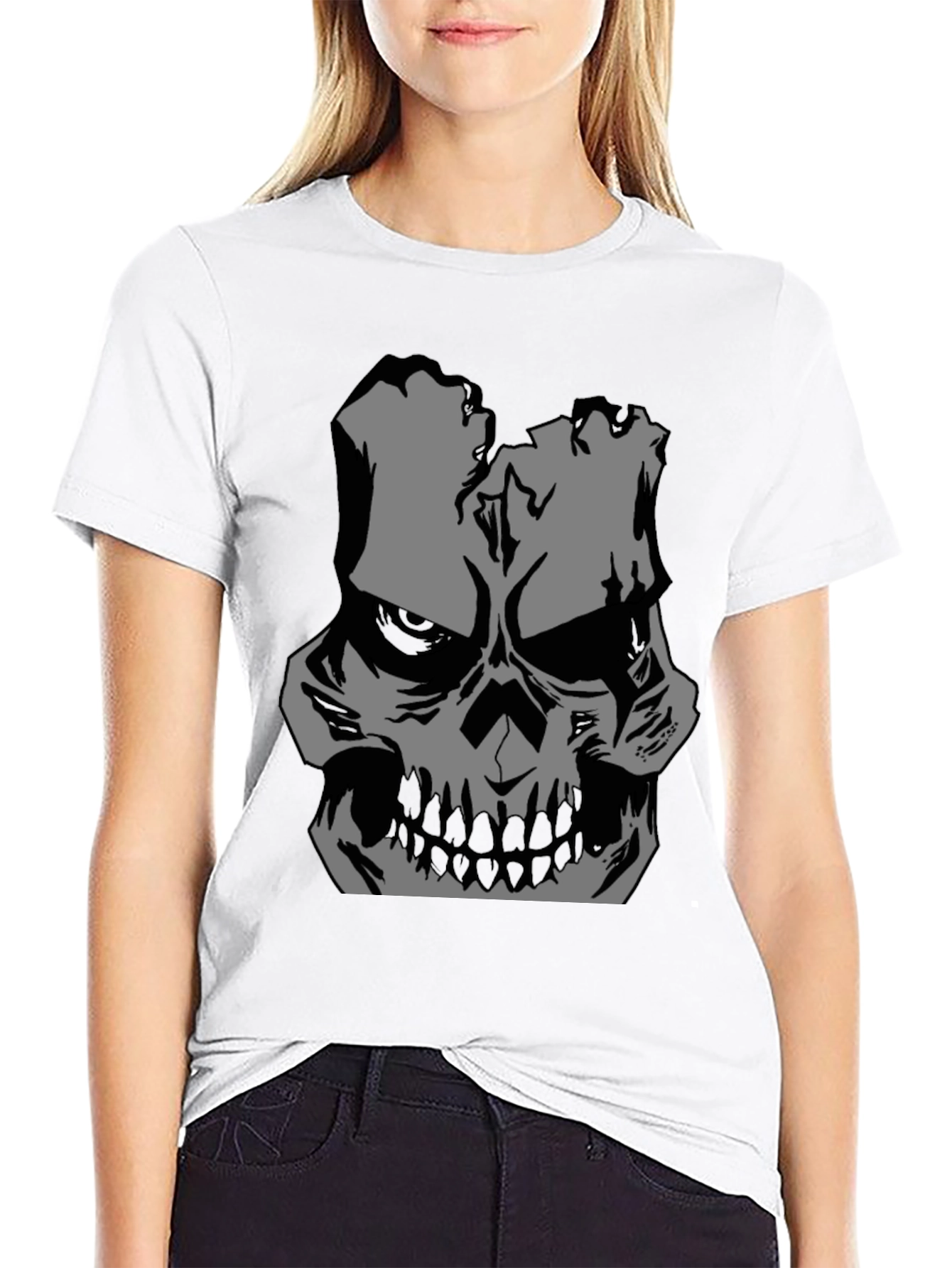 Skull Graphic Black T-Shirt - Mens Fashion Tee