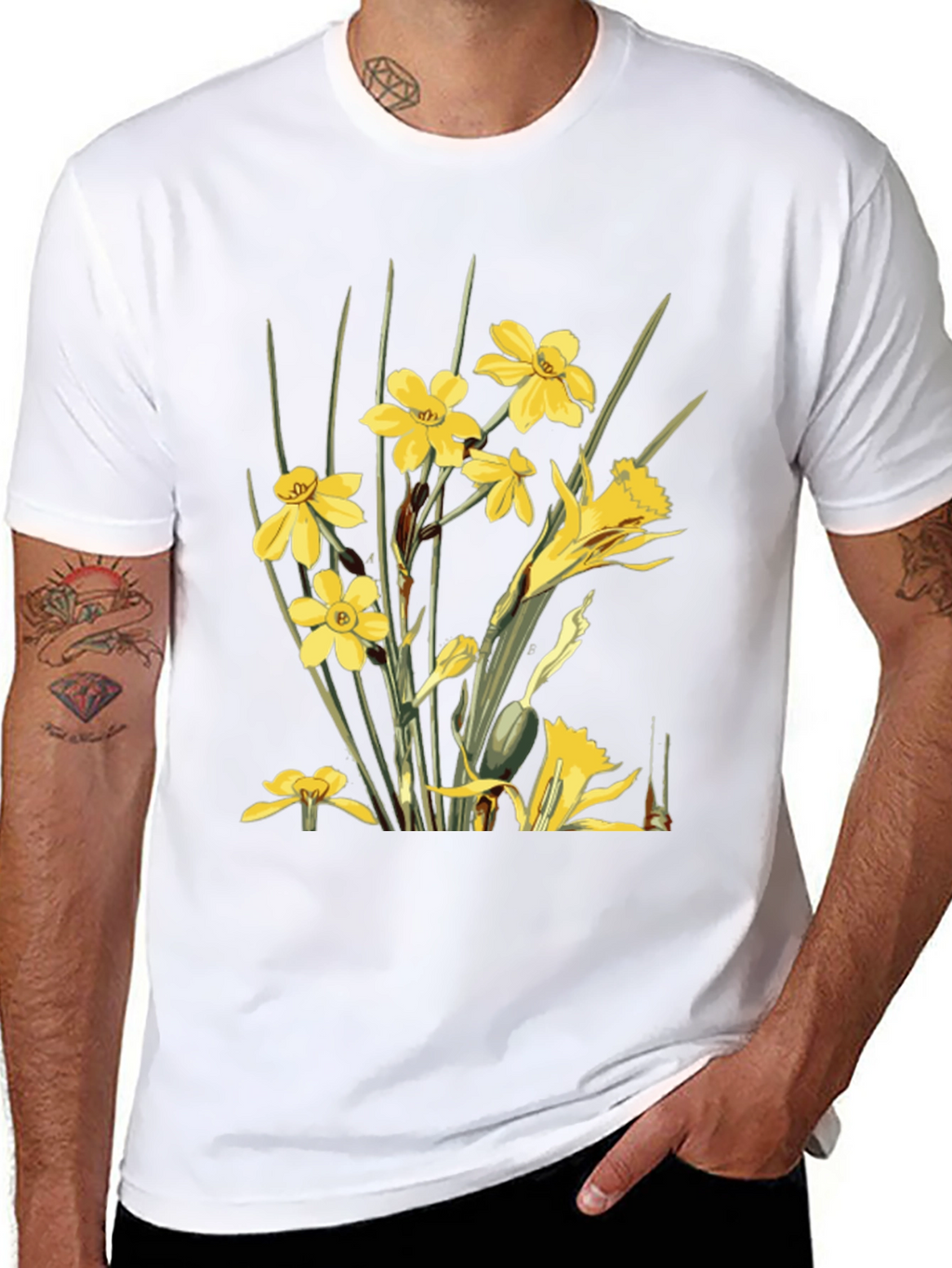Daffodil Graphic Print T-Shirt