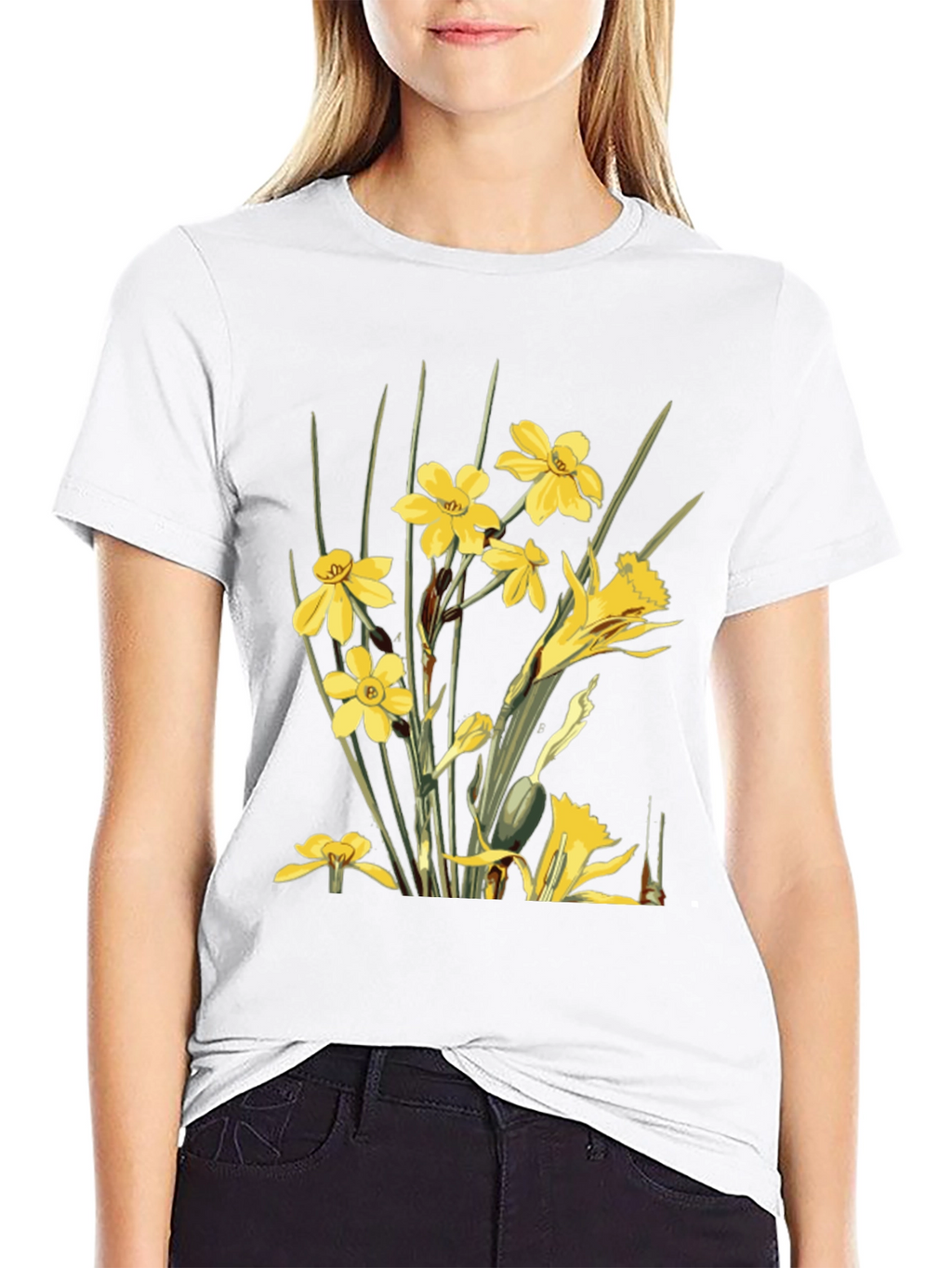 Daffodil Graphic Print T-Shirt