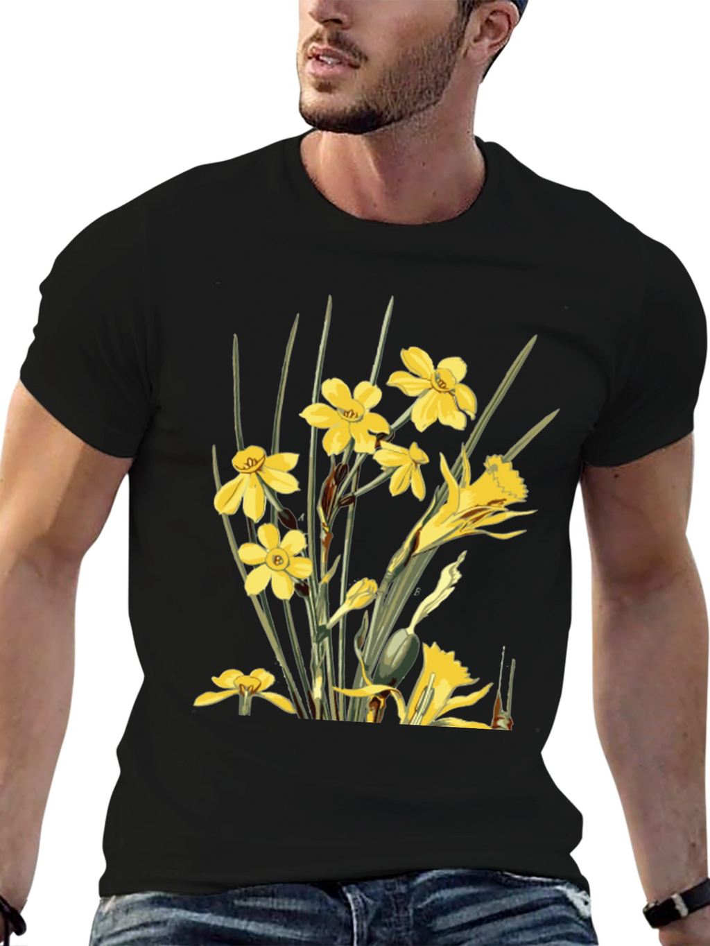 Daffodil Graphic Print T-Shirt
