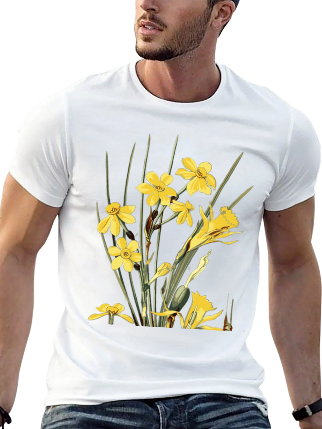 Daffodil Graphic Print T-Shirt
