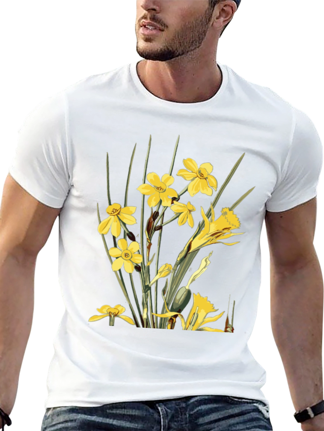 Daffodil Graphic Print T-Shirt