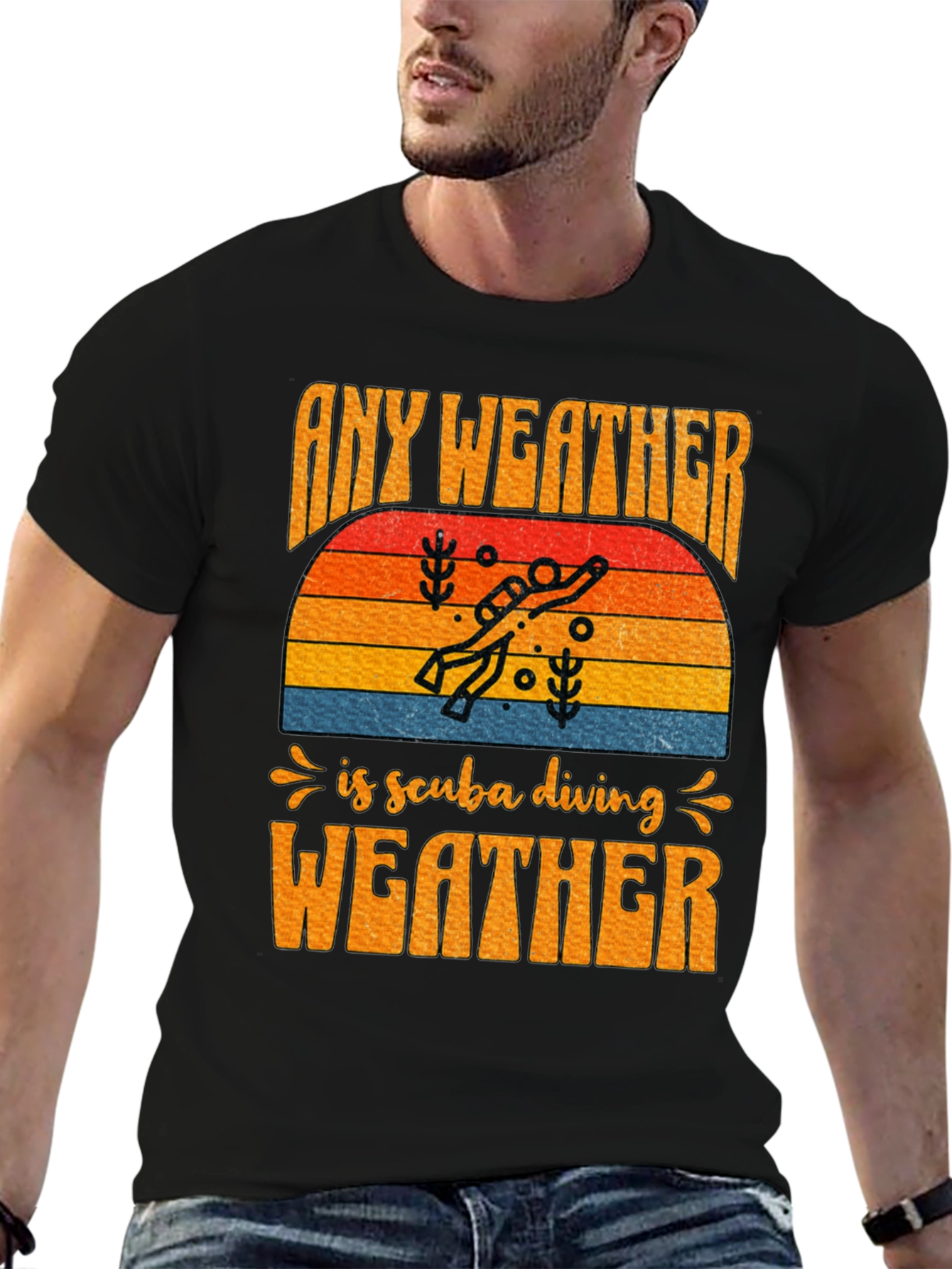 Any Weather is Scuba Diving Weather T-Shirt