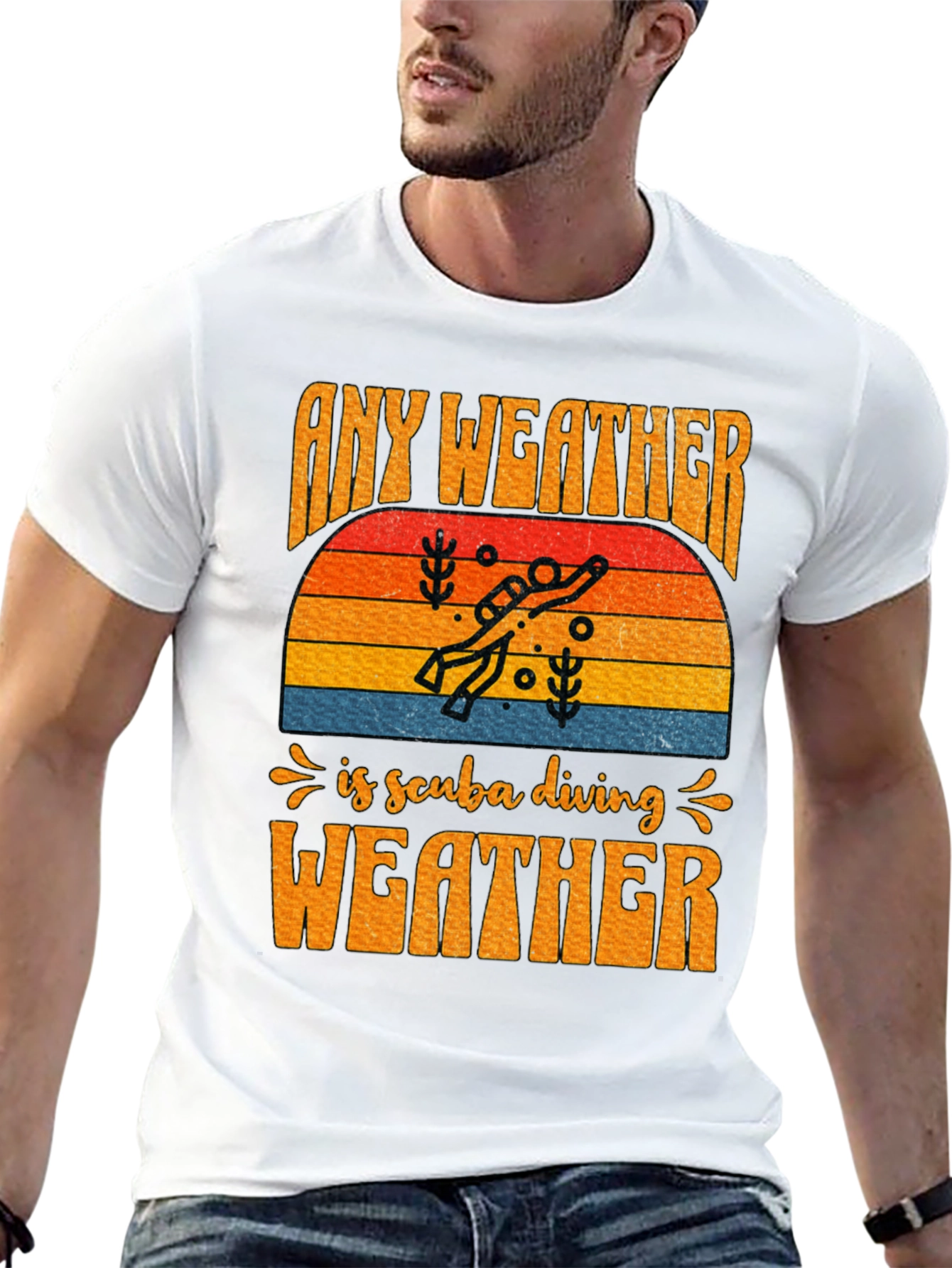 Any Weather is Scuba Diving Weather T-Shirt