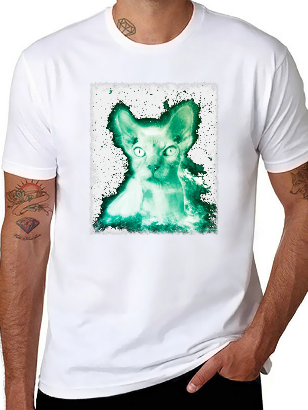 Sphynx Cat Graphic T-Shirt - Unique Design