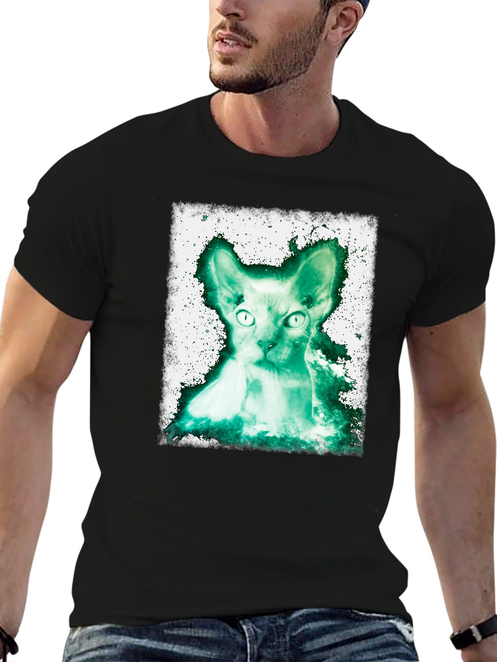Sphynx Cat Graphic T-Shirt - Unique Design