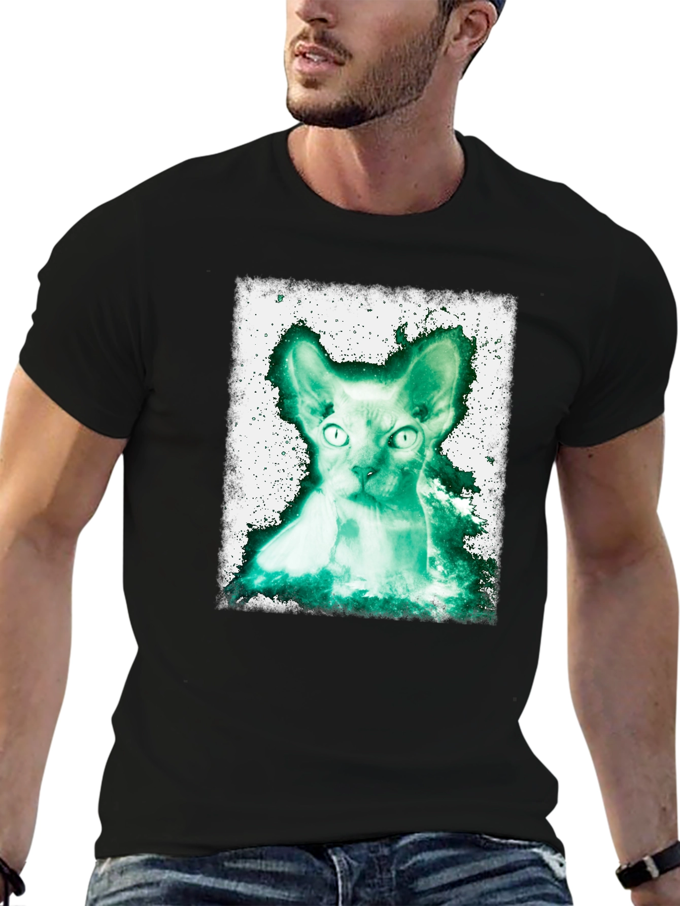 Sphynx Cat Graphic T-Shirt - Unique Design