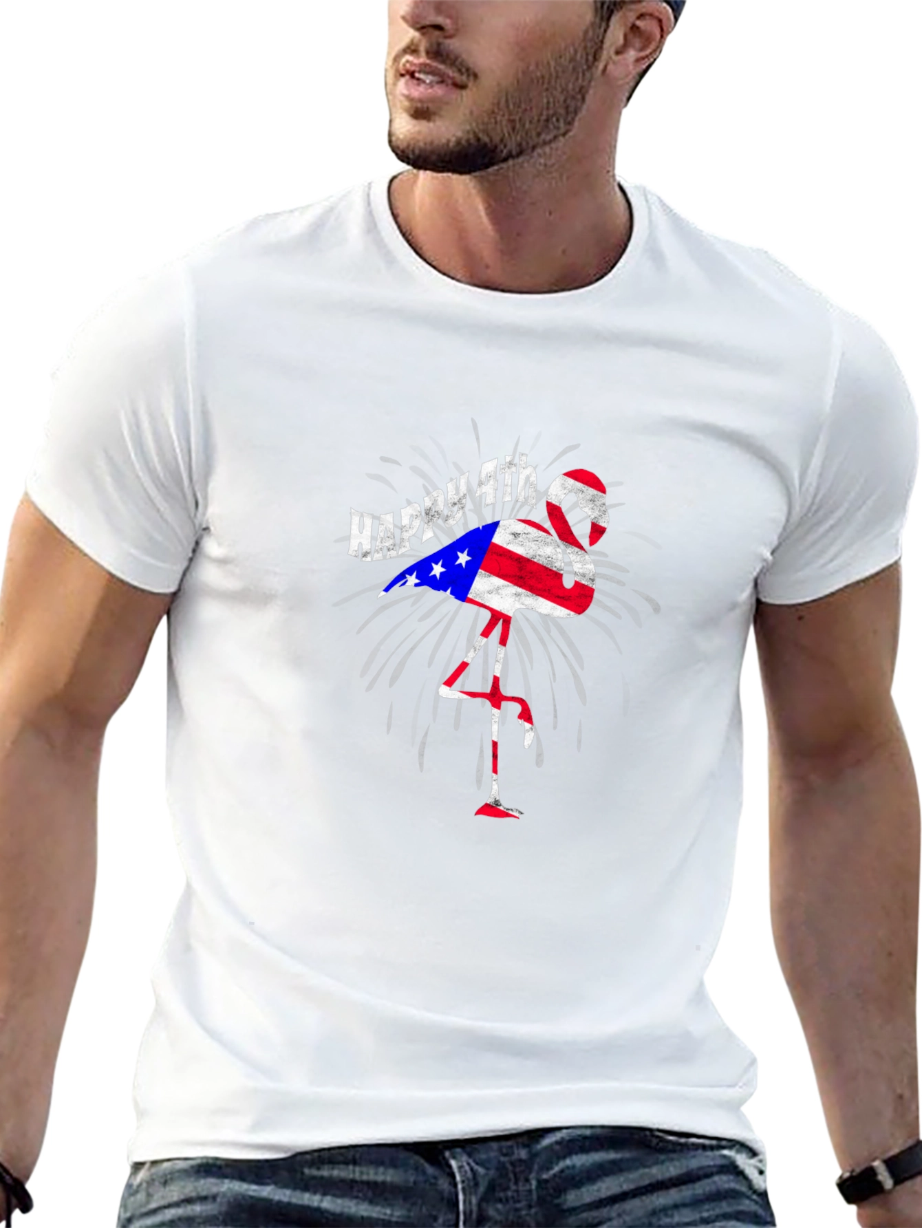 Happy 4th Flamingo T-Shirt