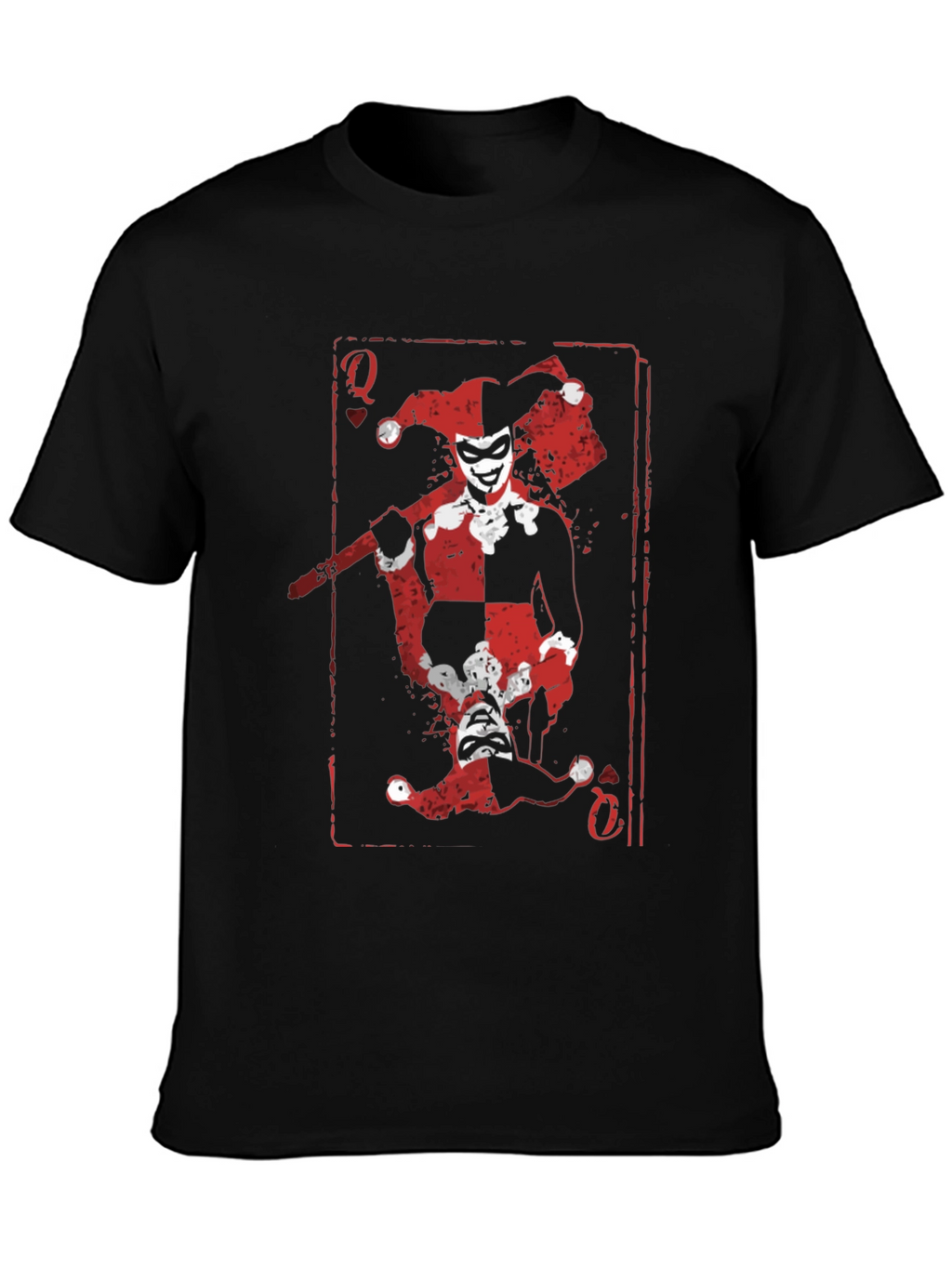 Harley Quinn Card T-Shirt - Black