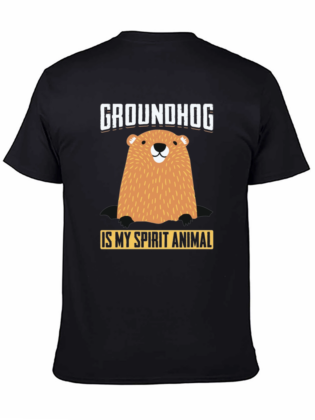 Groundhog Spirit Animal Graphic T-Shirt