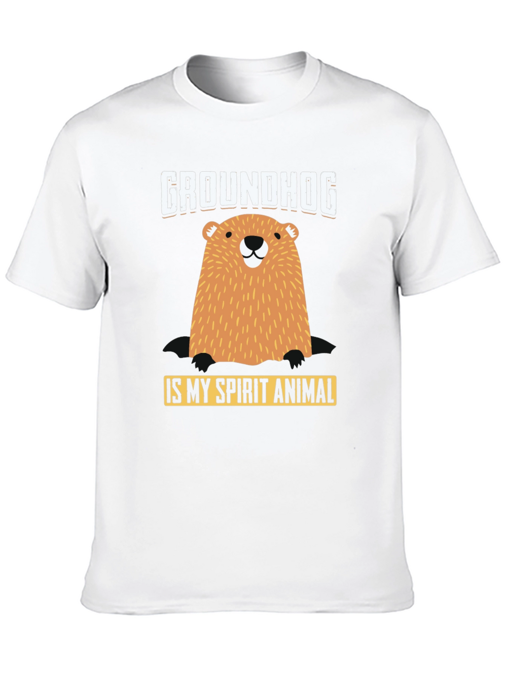 Groundhog Spirit Animal Graphic T-Shirt