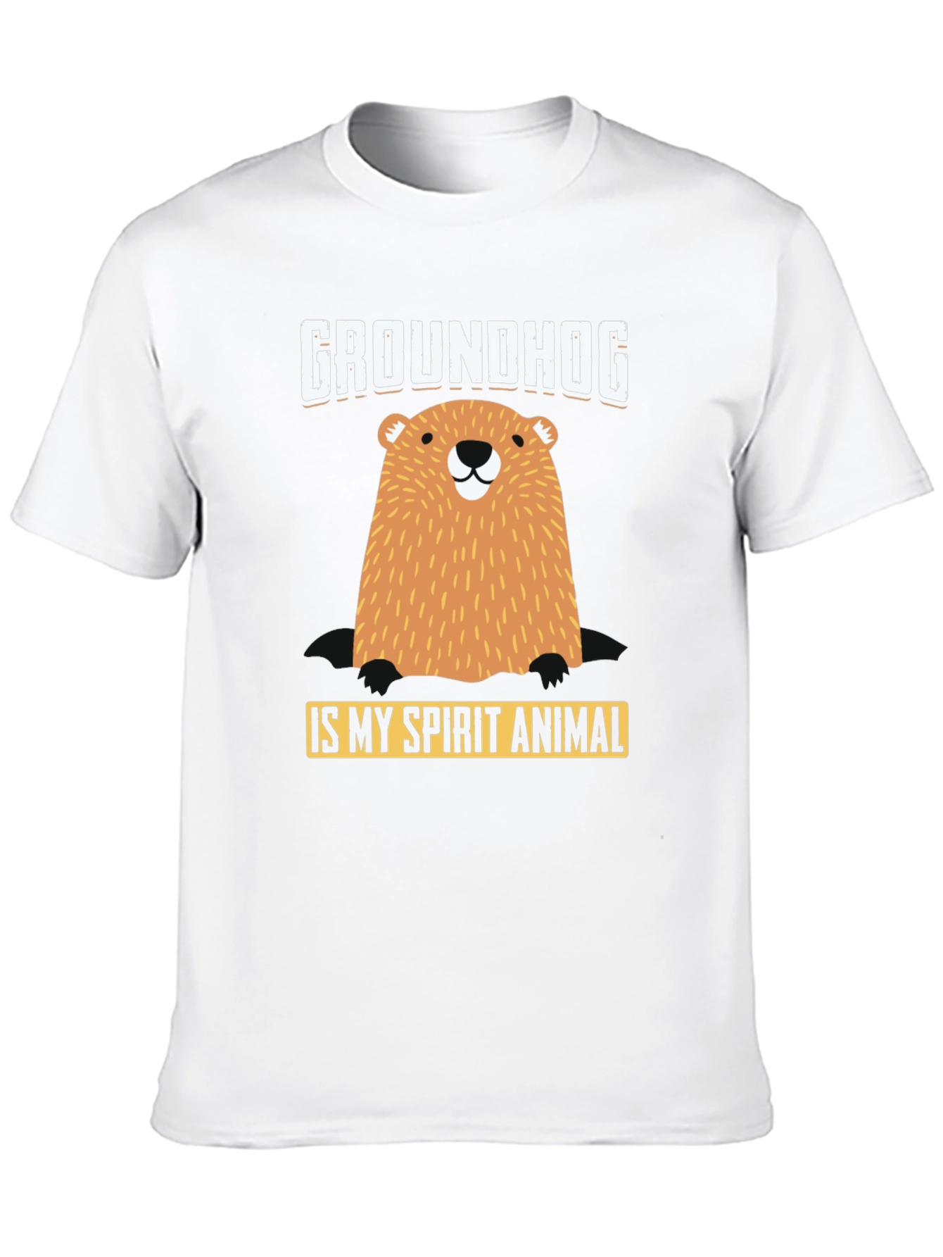 Groundhog Spirit Animal Graphic T-Shirt