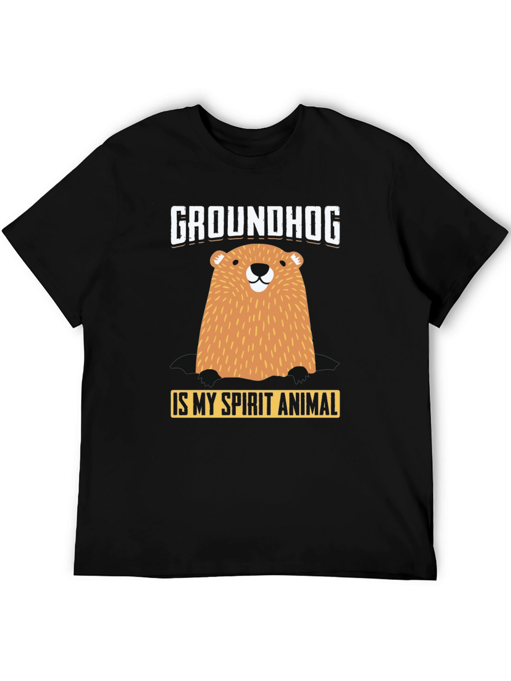 Groundhog Spirit Animal Graphic T-Shirt