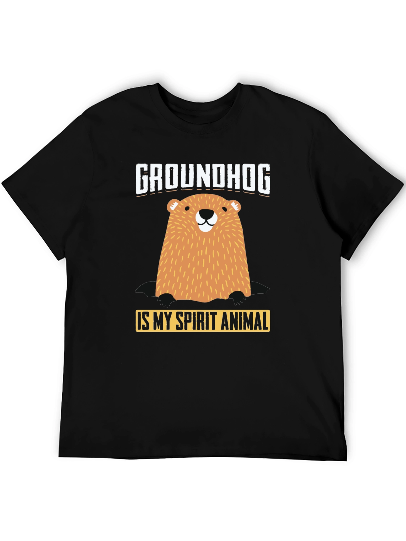Groundhog Spirit Animal Graphic T-Shirt