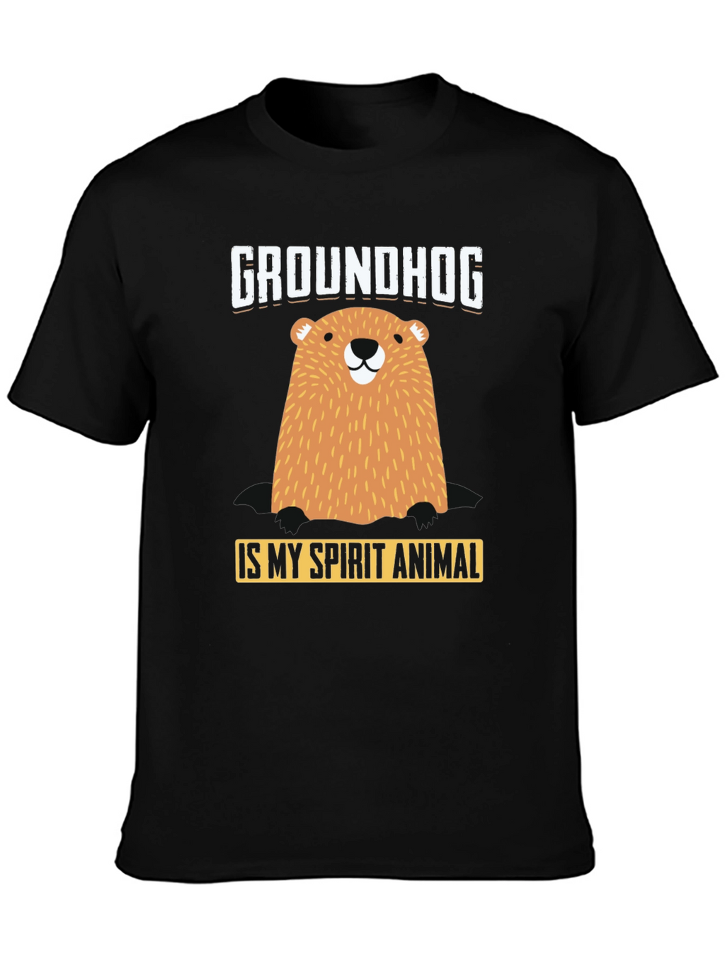 Groundhog Spirit Animal Graphic T-Shirt