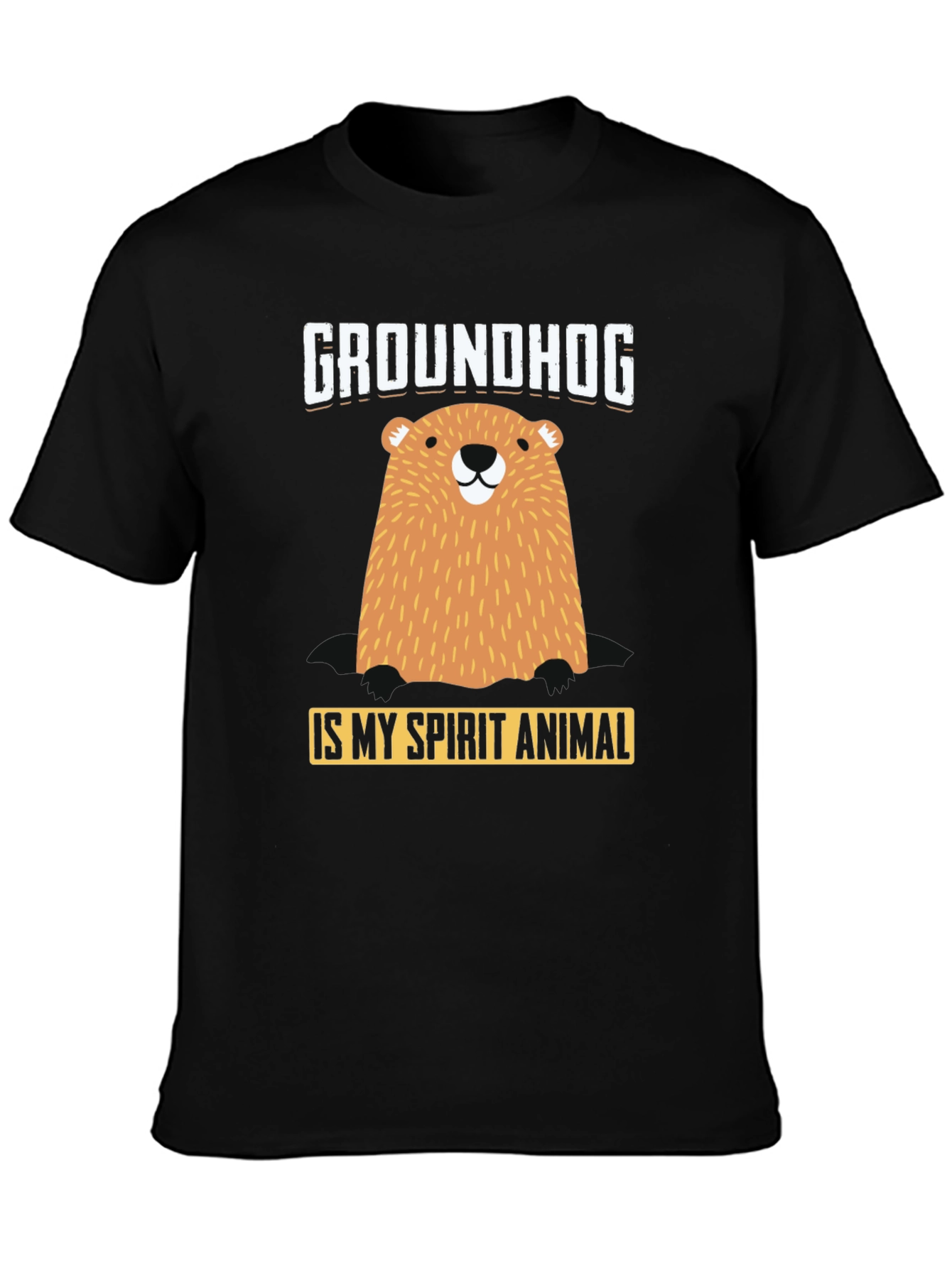Groundhog Spirit Animal Graphic T-Shirt