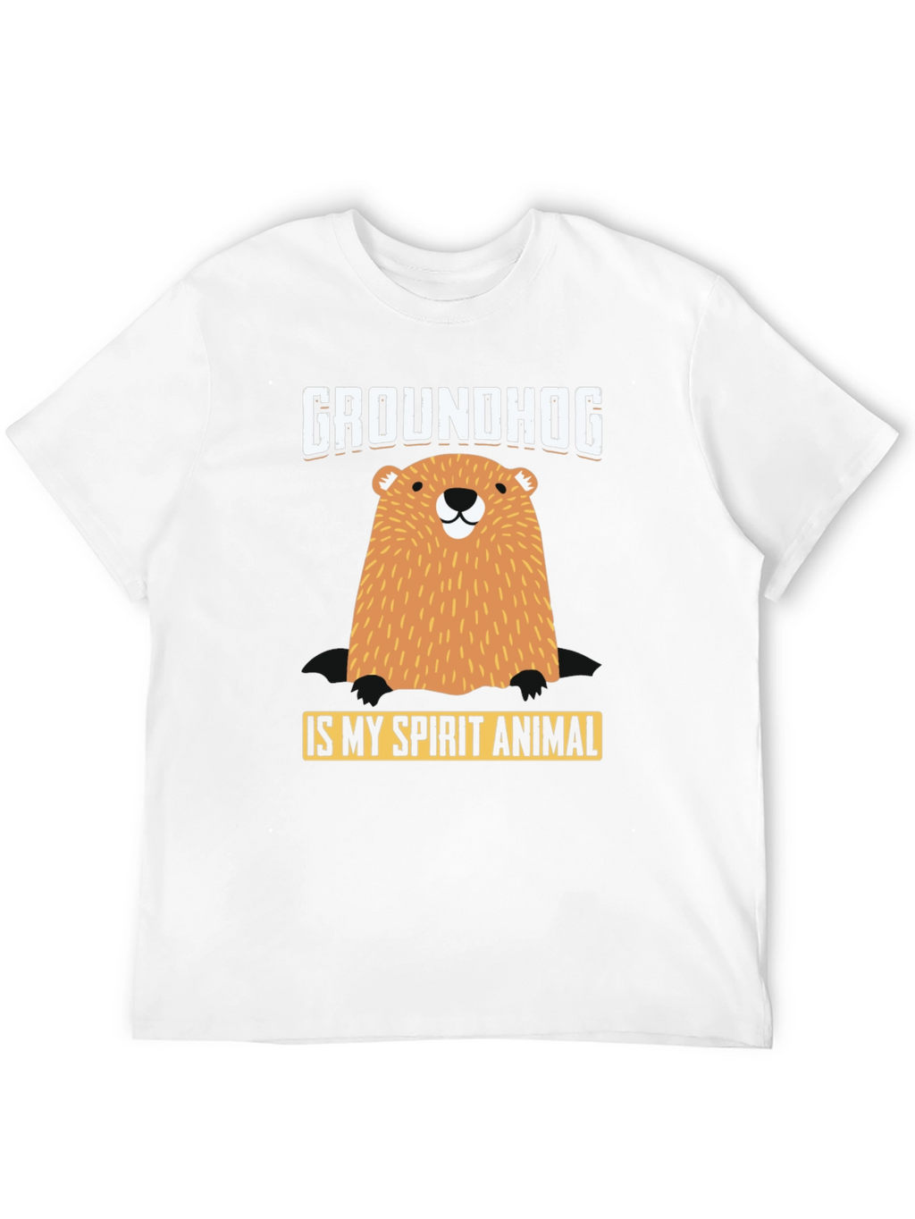 Groundhog Spirit Animal Graphic T-Shirt