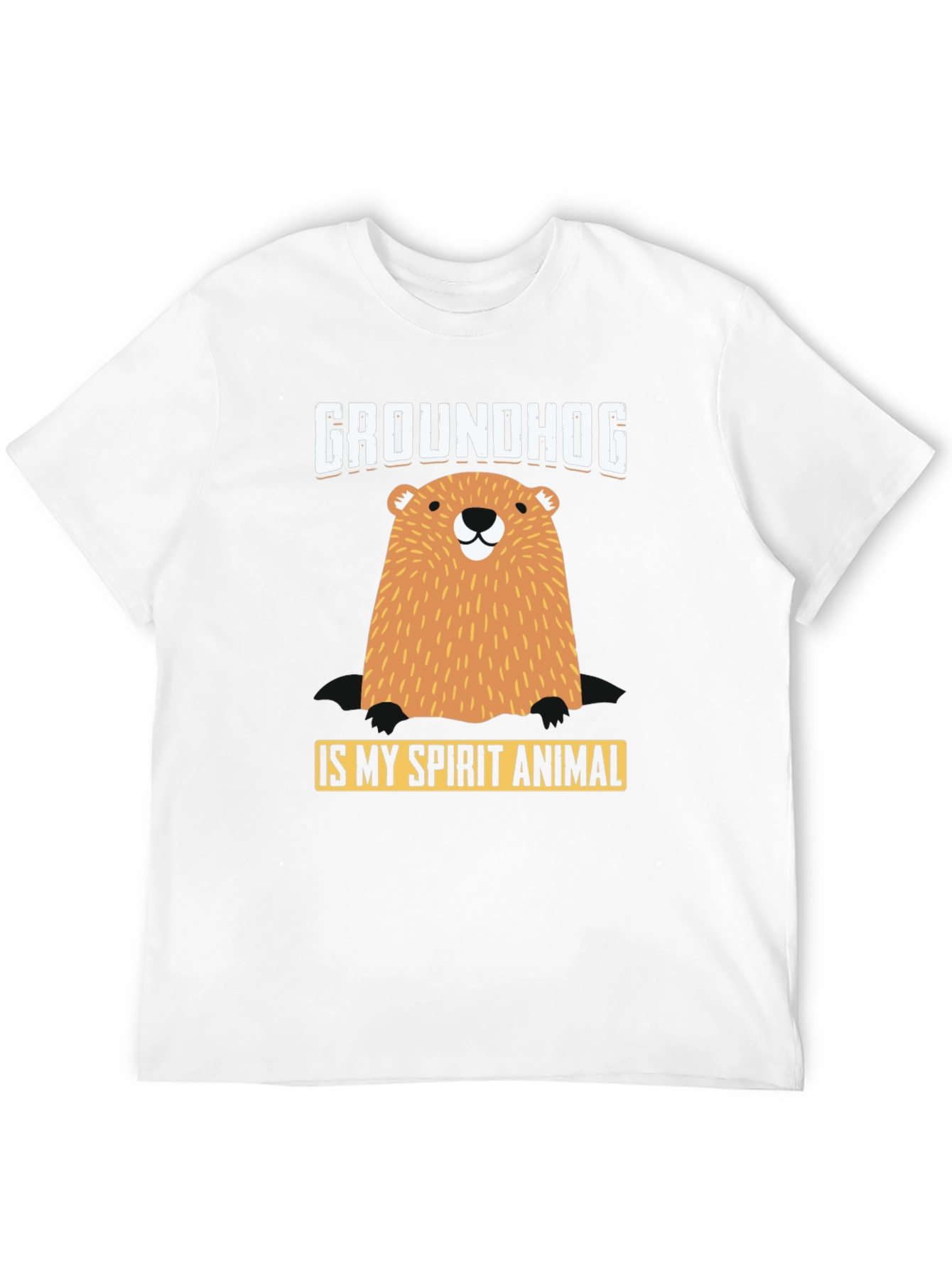 Groundhog Spirit Animal Graphic T-Shirt