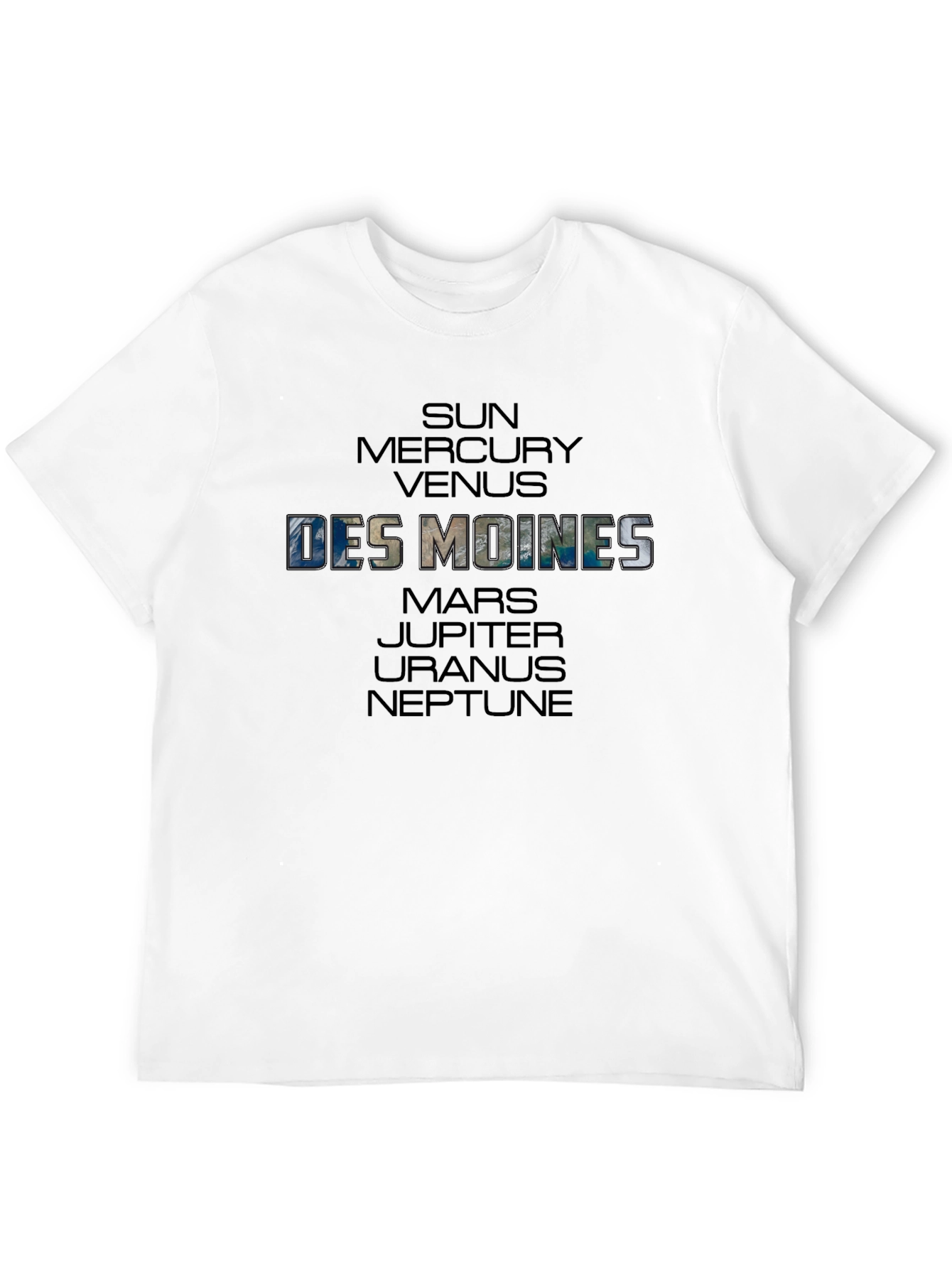 Des Moines Planets Graphic Tee