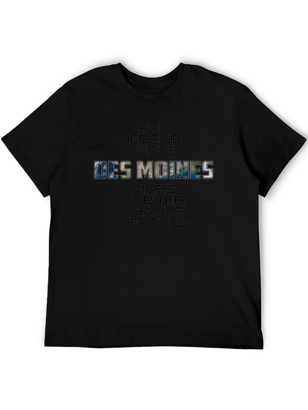 Des Moines Planets Graphic Tee