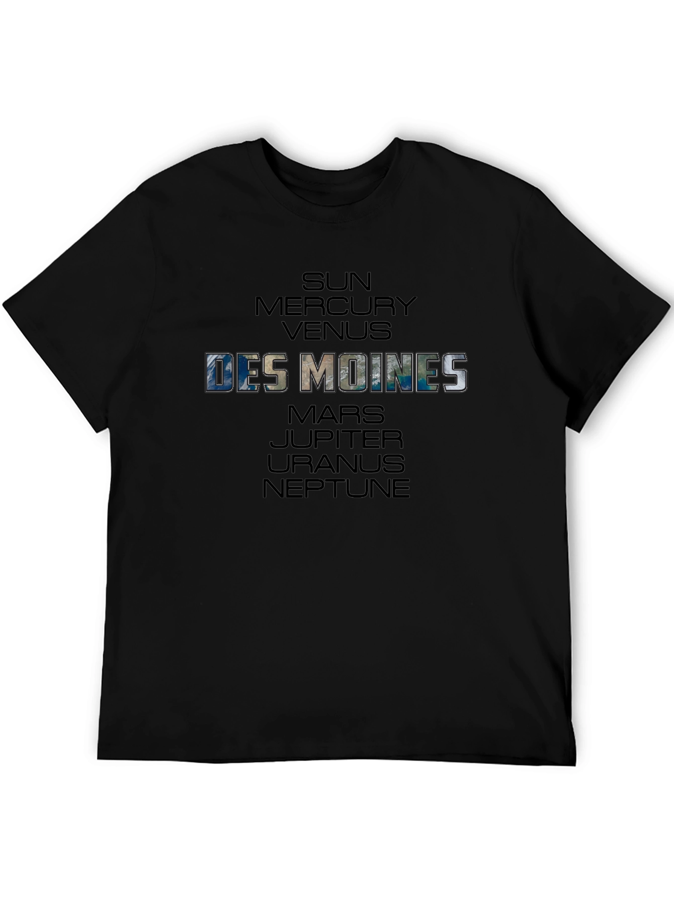 Des Moines Planets Graphic Tee