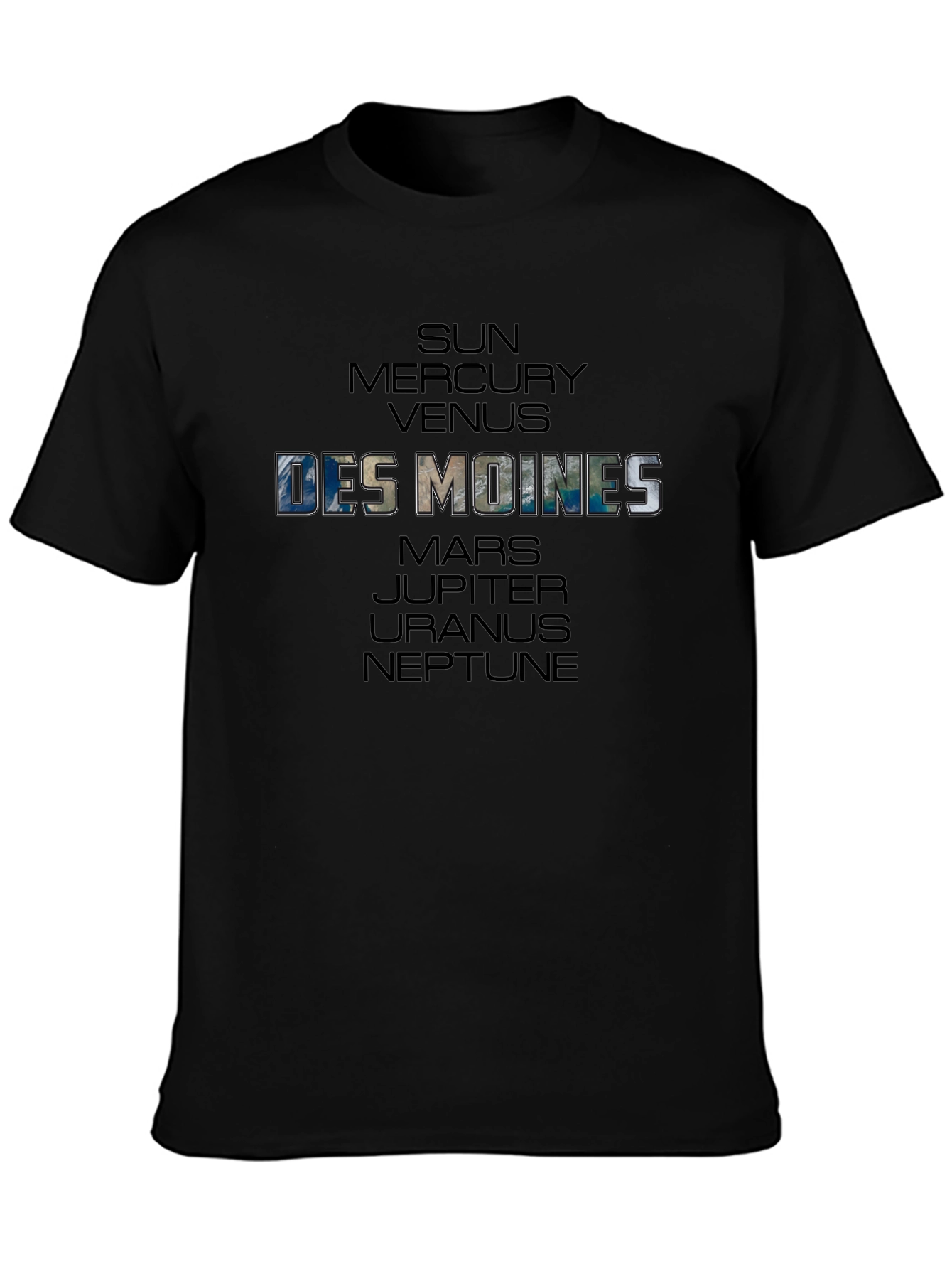 Des Moines Planets Graphic Tee